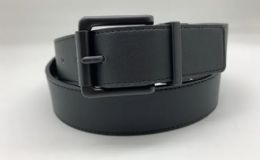 12 Wholesale Mens Reversible Belt In Black And Brown
