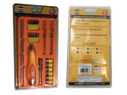 24 Pieces Screwdriver And Ratchet 18pc - Screwdrivers and Sets