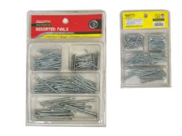 72 Pieces Assorted Nails 140gm - Screws Nails and Anchors