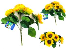 48 Wholesale Sunflower 5 Flower Bouquet