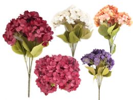 24 Wholesale Hydrangea Flower Bouquet Assorted Color