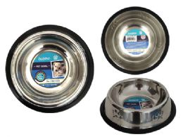 144 Pieces Metal Pet Bowl - Pet Grooming Supplies