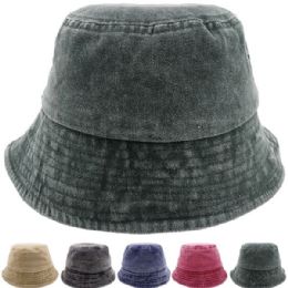 24 Bulk Cotton Bucket Summer Sun Hat