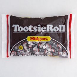 24 pieces Halloween Candy Tootsie Rollmidgees 15oz Bag Couter Display - Food & Beverage