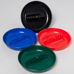 36 pieces Ashtray 7in Round Melamine 4ast Colors Upc Label - Ashtrays