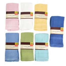 72 Wholesale Hand Towels 2pk 15x25