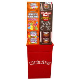 72 pieces Candy Mixed Mini Bites 3.5 Oz Tootsie Rolls & Fruit Chews Floor Display - Food & Beverage