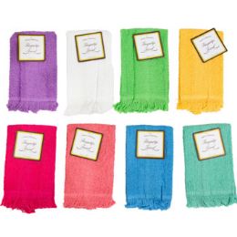 144 of Finger Tip Towel 11x188 Assorted Colors - See n2