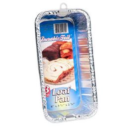12 Wholesale Aluminum Loaf Pan 3 Pack8 X 3.75 X 2.375 Bulkpack