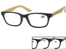 48 Bulk Reading Glasses Traditional Frames In Assorted Colors And Strengths