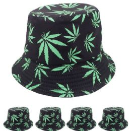 36 Pieces Bucket Hat Double Sided Wearable Hat - Sun Hats