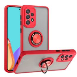 24 Wholesale Tuff Slim Armor Hybrid Ring Stand Case For Samsung Galaxy A33 5g In Red