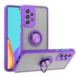 24 Wholesale Tuff Slim Armor Hybrid Ring Stand Case For Samsung Galaxy A33 5g In Purple