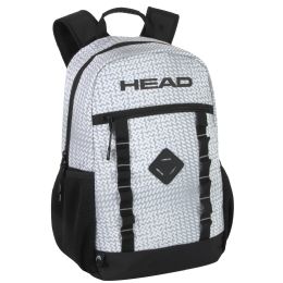 24 Wholesale 18.5 Inch Head Double Front Web Loop Backpack With Laptop Section