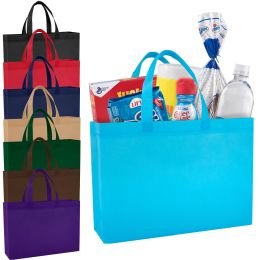 100 Pieces Grocery Bag 14 X 10 Assorted Color - Tote Bags & Slings