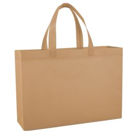 100 Pieces Grocery Bag 14 X 10 In Khaki - Tote Bags & Slings