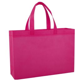 100 Wholesale Grocery Bag 14 X 10 In Pink