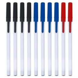 100 Bulk Pens 10-Pack In 3 Colors