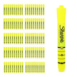 200 Pieces Ink Indicator Highlighters In Yellow - Highlighter