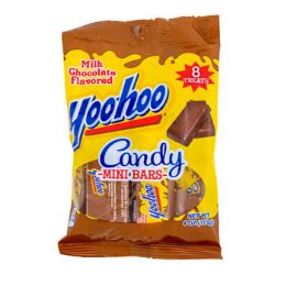 24 pieces YoO-Hoo Milk Choc Flavored Candy Mini Bars 8/bag 4 Oz Peg Bag - Food & Beverage