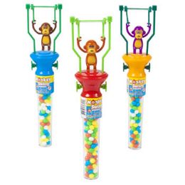 144 pieces Candy Monkey Swing .46 Oz In Counter Display - Food & Beverage