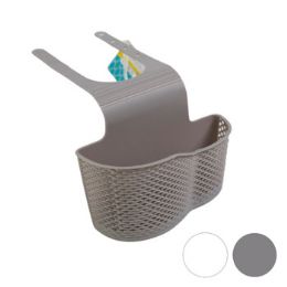24 Wholesale Sink Caddy 9.45 X 2.5 X 6.3in 2asst Colors Grey/white Basket Size 6.3x2.5x3.4in