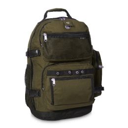 20 Wholesale Oversized Deluxe Backpack In Olive