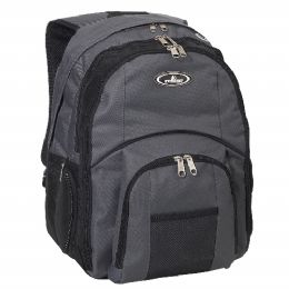 20 Pieces Laptop Computer Backpack In Charcoal - Backpacks 17"