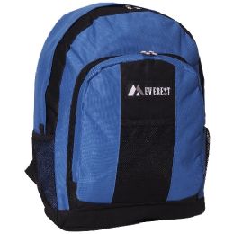 30 Wholesale Backpack With Front And Side Pockets In Royal