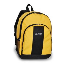 30 Wholesale Backpack With Front And Side Pockets In Yellow