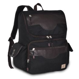 30 Pieces Everest Wrangler Backpack In Black - Backpacks 17"