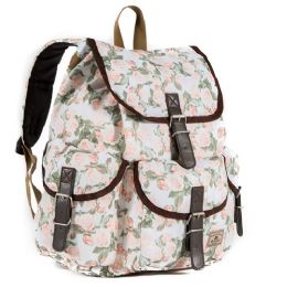 30 Pieces Pattern Rucksack In Vintage Floral - Backpacks 16"