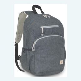 20 Pieces Stylish Laptop Backpack In Charcoal - Backpacks 16"