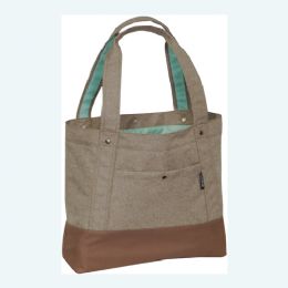 30 Wholesale Stylish Tablet Tote Bag In Tan