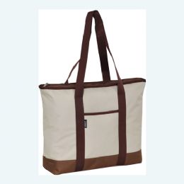 40 Pieces Shopping Tote In Tan - Tote Bags & Slings