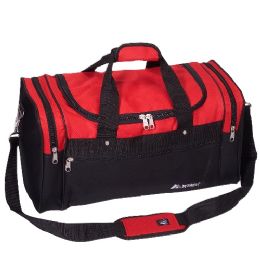 20 Wholesale Sports Duffel Standard In Red Black