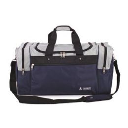 20 Wholesale Large Duffle Bag In Navy Blue