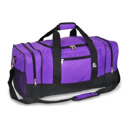 20 Wholesale Crossover Duffel Bag Large In Purple