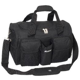 20 Bulk Gym Bag With Wet Pocket In Black