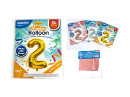 288 Pieces 2 Number Balloon - Balloons & Balloon Holder