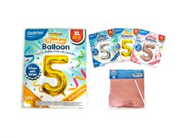 288 Pieces 5 Number Balloon - Balloons & Balloon Holder