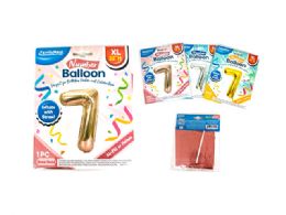 288 Wholesale 7 Number Balloon