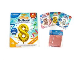 288 Pieces 8 Number Balloon - Balloons & Balloon Holder
