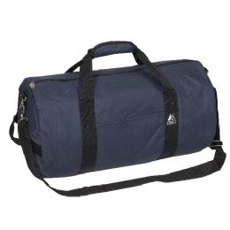 40 Pieces 20 Inch Round Duffel Bag In Navy - Duffel Bags