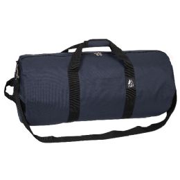 40 Pieces 30 Inch Round Duffel Bag In Navy - Duffel Bags