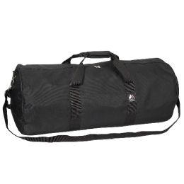 40 Wholesale 30 Inch Round Duffel Bag In Black