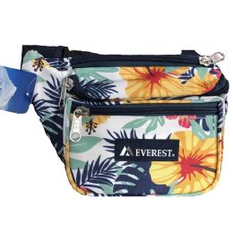 50 Pieces Signature Pattern Waist Pack Tropical Pattern - Fanny Pack
