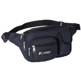 50 Pieces Multiple Pocket Waist Pack In Navy - Fanny Pack