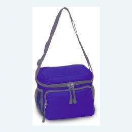 20 Pieces Cooler Lunch Bag In Eggplant - Cooler & Lunch Bags
