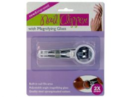 72 Wholesale Nail Clipper With Magnifying Glass
